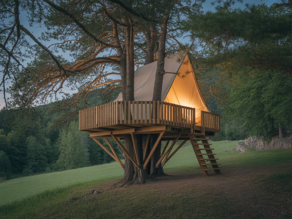 10 cabanes dans les arbres pour une nuit magique en famille