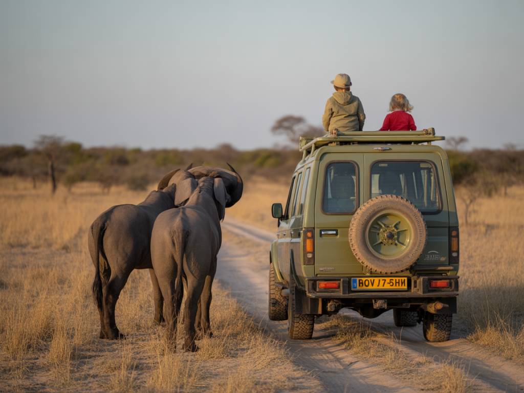 Safari au botswana en famille : notre incroyable aventure en 4x4 avec des enfants