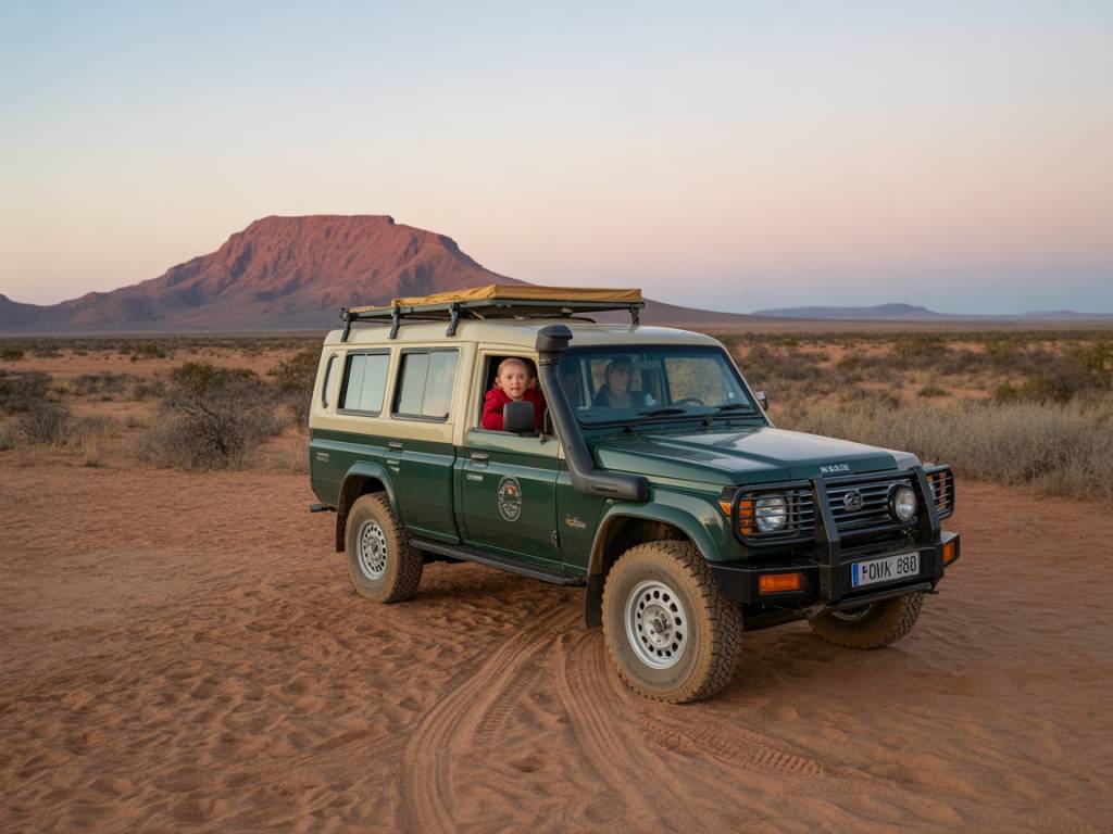 Voyage famille namibie : guide complet pour préparer votre aventure, de la location de 4x4 aux lodges kids-friendly