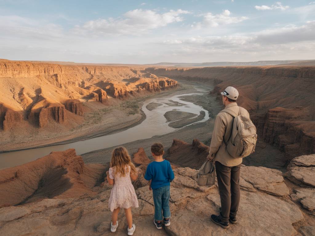 Fish river canyon namibie : randonnées, points de vue et précautions à prendre avec des enfants