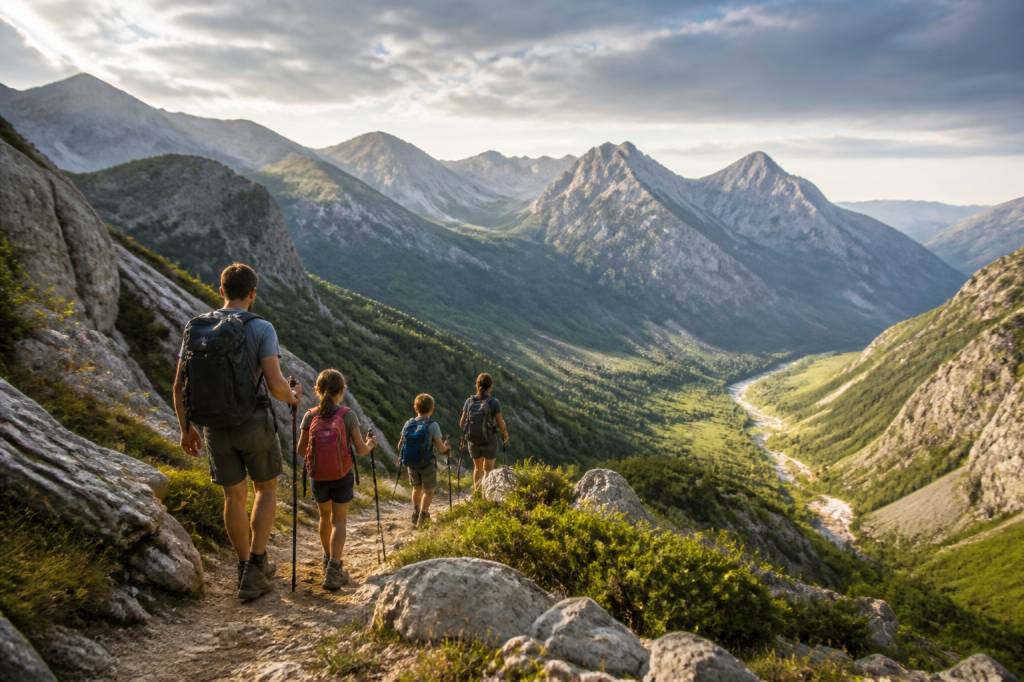 Albanie trekking en famille : itinéraires, conseils et aventures inoubliables