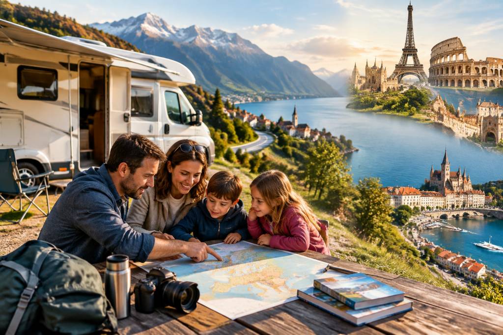 Tour d’Europe en camping-car en famille : itinéraire, conseils pratiques et destinations incontournables