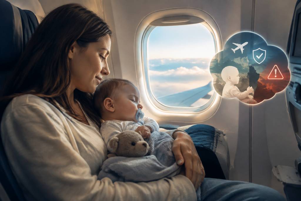 Bébé en avion : danger ou voyage sans risque ?
