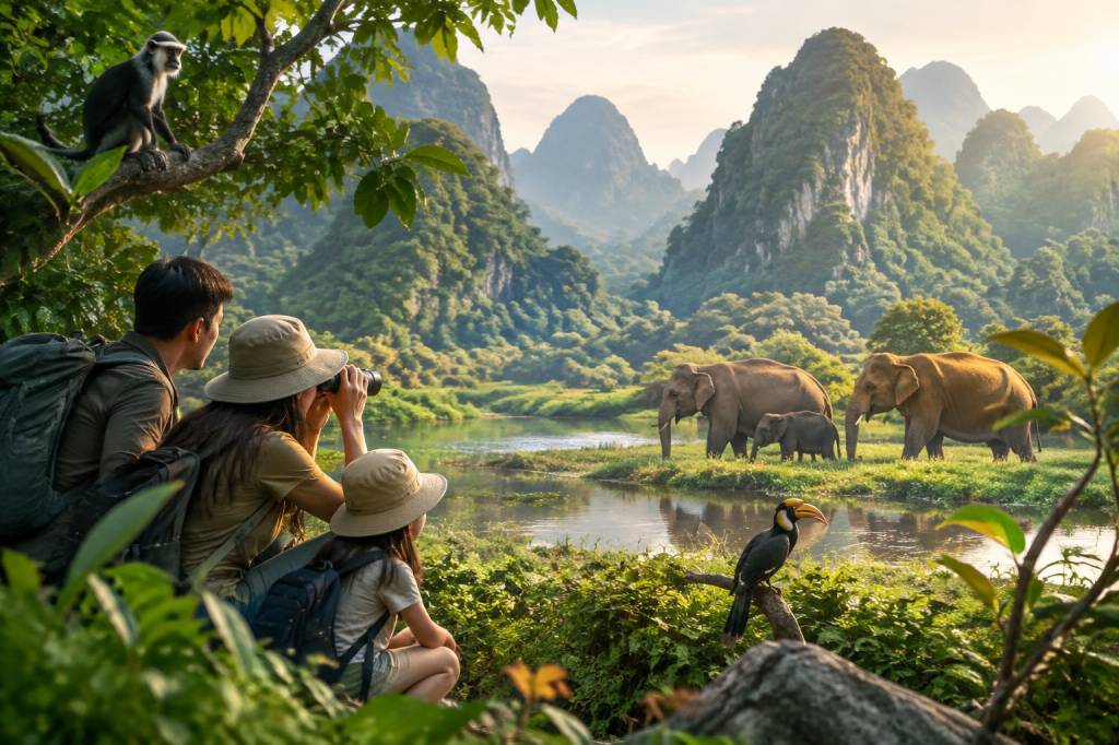 Faune au Vietnam en famille : observer les animaux tout en respectant la nature